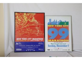 New York City Marathon Posters From 1999 & 2001