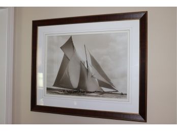 Majestic Nautical Sailboat Print ' Susanne 1910 ' By Frank Beken Of Cowes