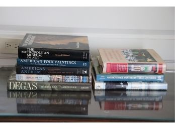 Lot Of Art Books Including Degas, American Folk Art, Metropolitan Museum Of Art And More