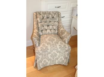 Beautiful Custom Tufted Upholstered Chair