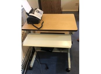 Cute Little Computer Work Station & Brother Fax Machine 575