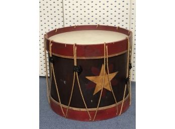 Vintage Decorative Wood Drum