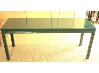 Green Lacquer Parsons Table