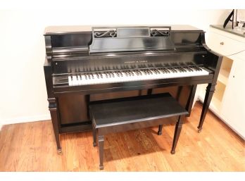 Hobart M. Cable Piano With Bench