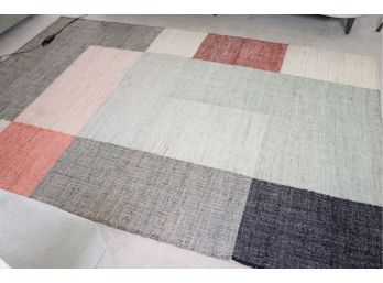 Crate & Barrel Flat Woven Rug 6 Ft X 9 Ft Only 3 Months Old