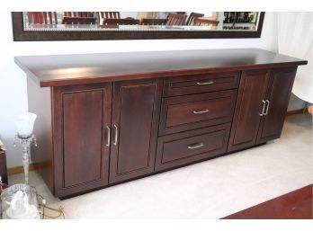 KraftMaid Cabinetry Sideboard With 3 Drawers & 2 Side Cabinets (Contents Not Included )