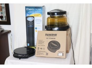 Pro Plus Nuwave Infrared Oven, Nuwave PIC Titanium, And Therapure UV Purifier