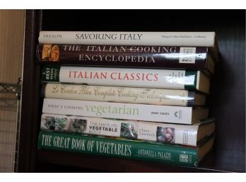 Cooking Books Includes Savoring Italy, Italian Classics, And More