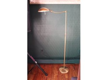 Brass Finish Holtkoetter Leuchten Floor Lamp Made In Germany Some Tarnish To Dome