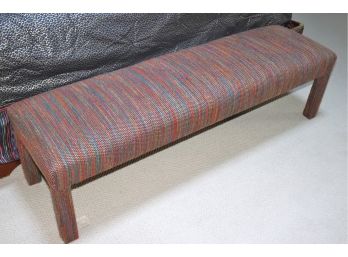 Custom Fabric Bench By Emanuel Amazing Colors
