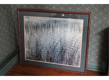Signed Water Landscape Photograph By Judith Hill In Matted Frame