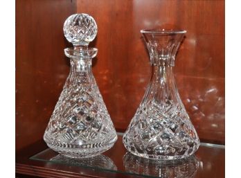 Waterford Crystal Decanter With Stopper And Carafe