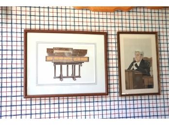 'The Great Unmarrier' Print Vincent  Brooks Day & Son And Piano Print