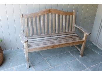 Teak Wood Outdoor Bench