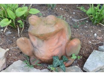 Large Ceramic Frog Planter 18' W X 18' Tall