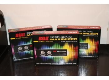 Lot Of 3 BBE 282 IR Sonic Maximizer