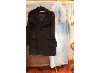 Women's Coats Include: Kenneth Cole Size 4 And Jumeyifang Size 8