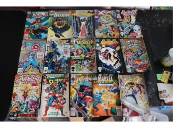 Mixed Lot Of Assorted Comics Titles Include Dr. Strange, The Punisher, Captain America And More Condition