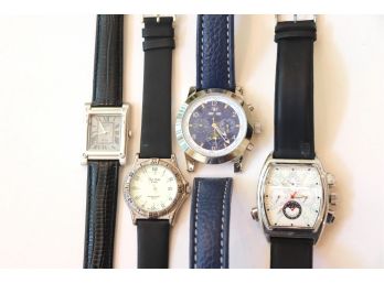 Lot Of Assorted Men's Watches Includes Active, Sirmakes. May Need Batteries