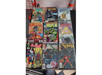 Mixed Lot Of Assorted Comics Titles Include Hulk, Superman, Flash And More Condition Varies