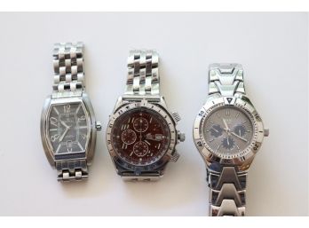 Lot Of Assorted Men's Watches Includes Adee Kaye, Croton And Relic