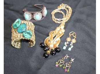 28.	Lot Of Women's Jewelry Includes Includes Bracelets, Necklaces, And Earrings