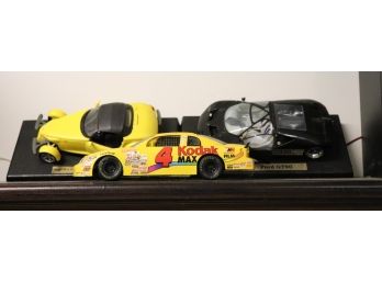 Set Of 3 Cars Includes Plymouth Prowler, Ford GT 90 And Kodak Race Car