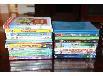 Mixed Lot Of Assorted DVDs Titles Include Shrek, Peter Pan, Thomas And Friends