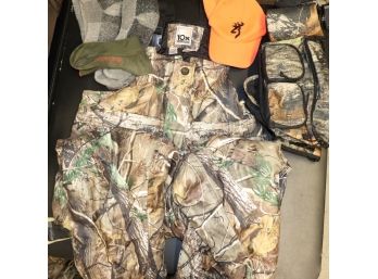 Hunting Gear Size 2XL Coveralls American Tradition, Fieldline Ammo Bag & Wool Socks