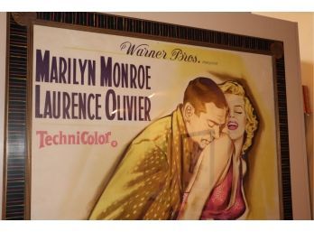 Large Framed Warner Bros Marilyn Monroe  Laurence Olivier “ Le Prince Et La Danseuse” Movie Poster By Jea