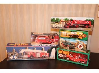 Lot Of  6 Assorted Collectible Gas Trucks Brand New