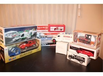 Lot Of 9 Assorted Collectible Gas Trucks Brand New In Box!!