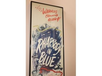 Vintage Rhapsody In Blue Musical Production Poster The Jubilant Story Of George Gershwin