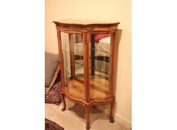 Beautiful Small Wooden Curio Cabinet