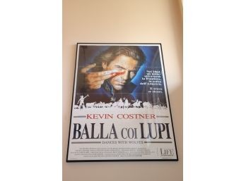 Kevin Costner Balla Coi Lupi “ Dances With Wolves” Movie Poster