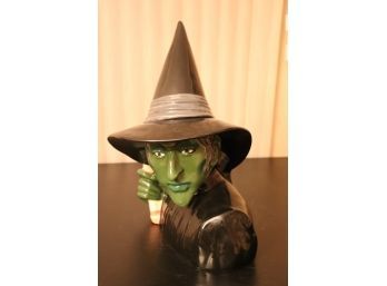 Collectors Edition Wizard Of Oz Wicked Witch Cookie Jar, With Box