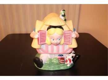 Disney Alice In Wonderland Cookie Jar