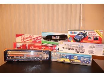 Lot Of 6 Assorted Collectible Gas Trucks Brand New