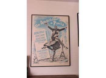 Original Vintage Un Americain A Paris Musical Production Poster