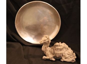 Sterling Dish By National Silver And Cement Camel
