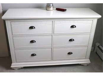 White Dresser With 6 Drawers