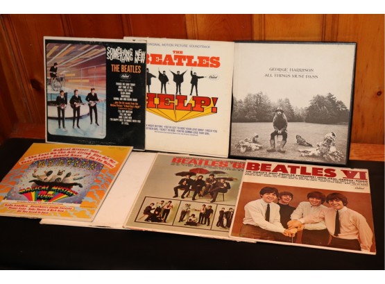 Mixed Lot Of Assorted Beatles Albums Titles Include Help, Magical Mystery Tour & More