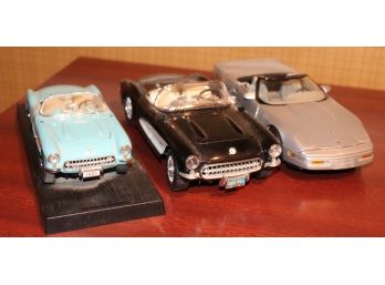Toy Corvette Car Lot