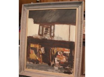 'Ye Olde Store' Signed Oil Painting By Ruth Rogers