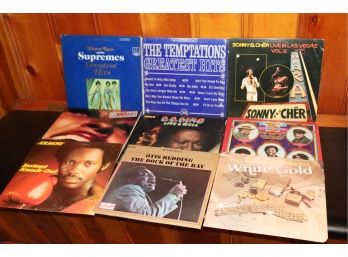 Mixed Lot Of Assorted Records Artist Include Otis Redding, Barry White, The Temptations & More