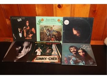 Mixed Lot Of Assorted Sonny And Cher  Records