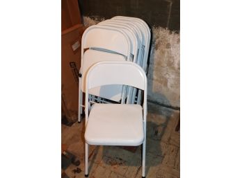 Lot Of 8 Metal Folding Chairs
