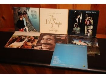 Mixed Lot Of Assorted Records Artist Include The Rolling Stones, Jim Croce, The Plastic Ono Band & More