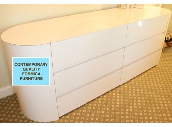 Quality Contemporary Formica Dresser And Desk
