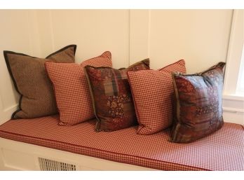 Set Of 5 Large Throw Pillows – Includes Ralph Lauren